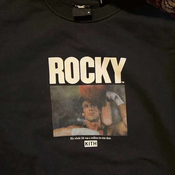 ☆ KITH x ROCKY Million to One crewneck コラボスウェット ☆ KITH x Rocky Million To One Crewneck Sz M Great Condition